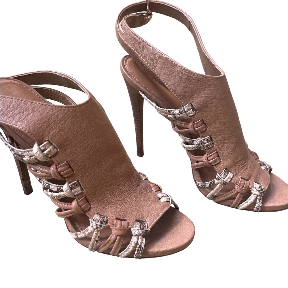 Coach Jody Veg Leather Print Heel size 7